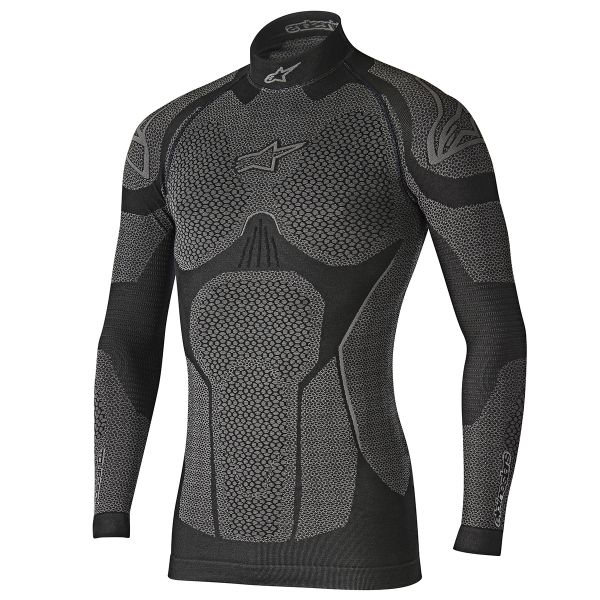 Camiseta térmica Alpinestars Ride Tech Top LS Invierno Negro Gris Camiseta térmica Alpinestars Ride Tech Top LS Invierno Negro Gris
