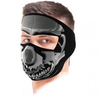 Máscara Zanheadgear Chrome Skull Mask Máscara Zanheadgear Chrome Skull Mask