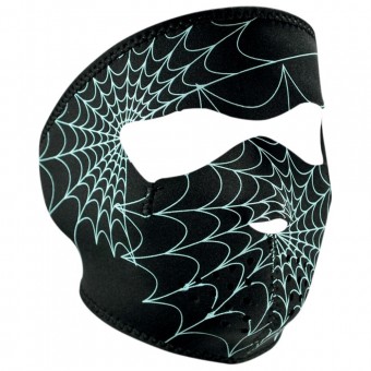 Máscara Zanheadgear Spiderweb Glow In The Dark Máscara Zanheadgear Spiderweb Glow In The Dark