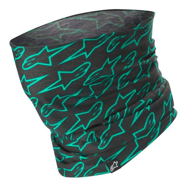 Braga Moto Alpinestars Astars Tubo Cuello Negro Teal Braga Moto Alpinestars Astars Tubo Cuello Negro Teal