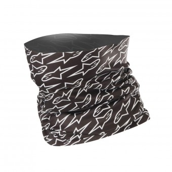 Braga Moto Alpinestars Astars Tubo Cuello Negro Blanco Braga Moto Alpinestars Astars Tubo Cuello Negro Blanco