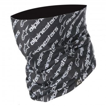 Braga Moto Alpinestars Tubo de cuello lineal Negro Blanco Braga Moto Alpinestars Tubo de cuello lineal Negro Blanco