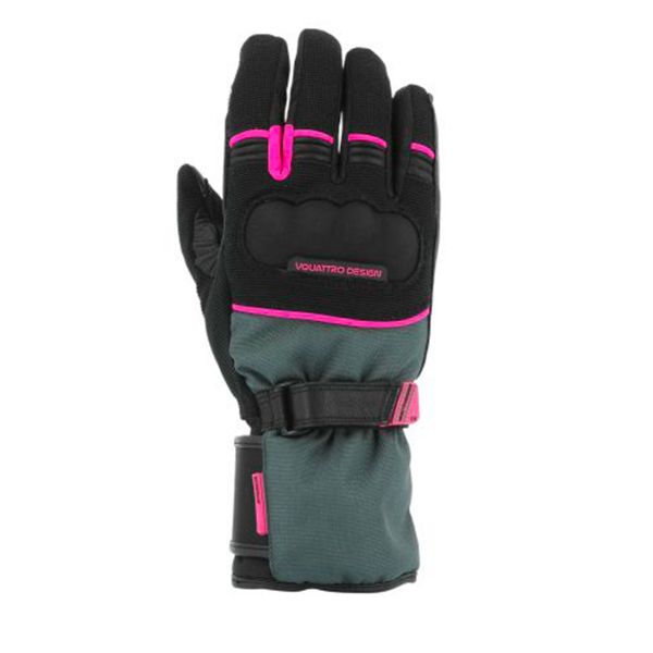 Guantes moto V'Quattro Active Lady 17 Black Pink