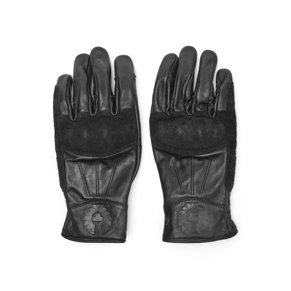 Guantes moto Belstaff Clinch Black Guantes moto Belstaff Clinch Black