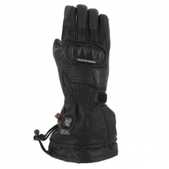 Guantes moto V'Quattro Vulcan 17 Calefactables Black