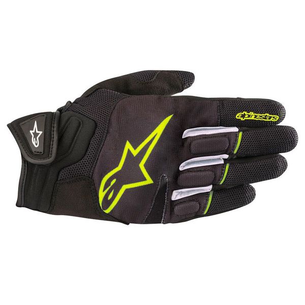 Guantes moto Alpinestars Guante Atom Negro Amarillo Fluo Guantes moto Alpinestars Guante Atom Negro Amarillo Fluo