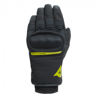 Guantes moto Dainese Avila Unisex D-Dry Black Fluo Yellow