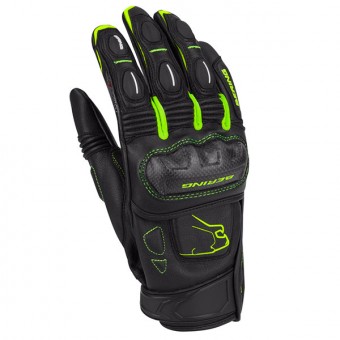 Guantes moto Bering Boost-R Negro Fosforescente