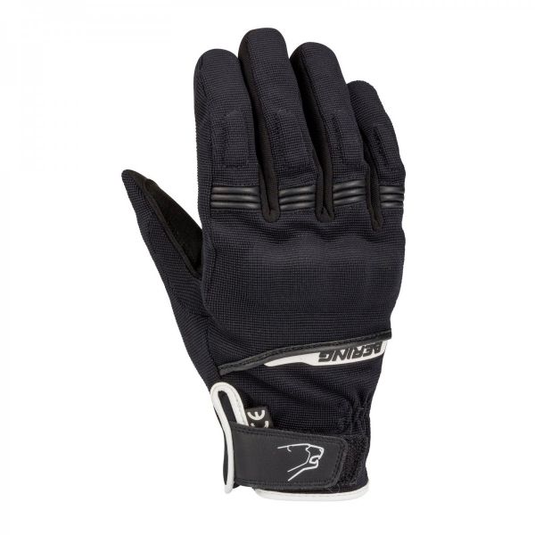 Guantes moto Bering Borneo Negro Blanco