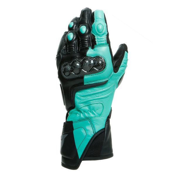 Guantes moto Dainese Carbon 3 Lady Black Aqua Green Anthracite