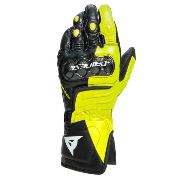 Guantes moto Dainese Carbon 3 Long Black Fluo Yellow White