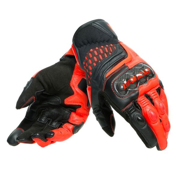 Dainese Carbon 3 Short Black Fluo Red