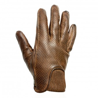 Guantes moto Helstons Charly Perfore Camel Negro