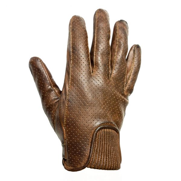 Guantes moto Helstons Charly Perfore Camel Negro