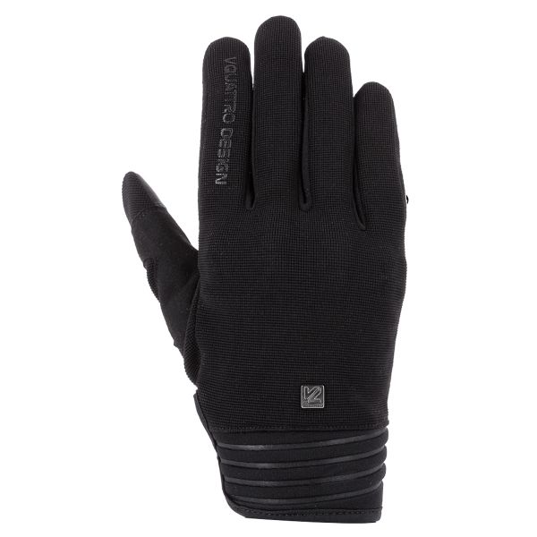 Guantes moto V'Quattro District 18 Negro