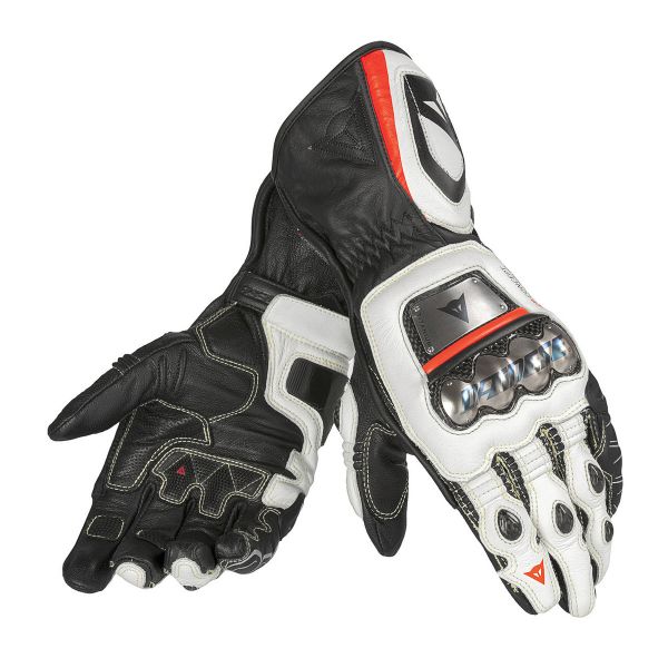 Guantes moto Dainese Full Metal 6 Black White Lava Red Guantes moto Dainese Full Metal 6 Black White Lava Red