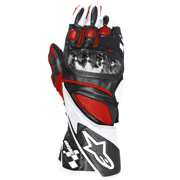 Guantes moto Alpinestars MotoGP Losail Negro Rojo
