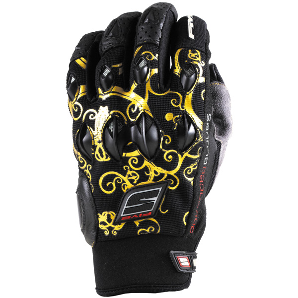 Guantes moto Five Stunt Replica Tribal Gold