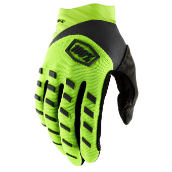Guantes moto 100% Airmatic Neon Yellow Black