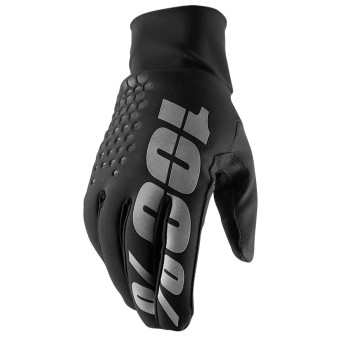 Guantes moto 100% Brisker Hydromatic Black