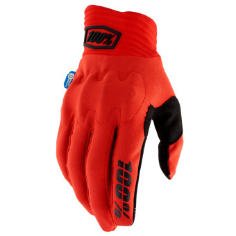 Guantes moto 100% Cognito Smart Shock Red