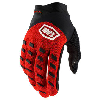 Guantes moto 100% Kid Airmatic Red Black Guantes moto 100% Kid Airmatic Red Black