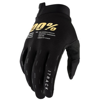 Guantes moto 100% Itrack Black