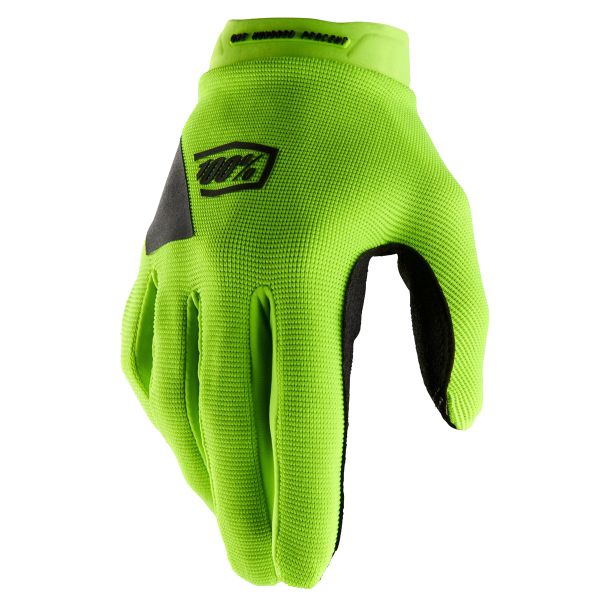 Guantes moto 100% Ridecamp Jaune Fluo