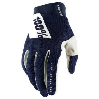 Guantes moto 100% Ridefit Navy