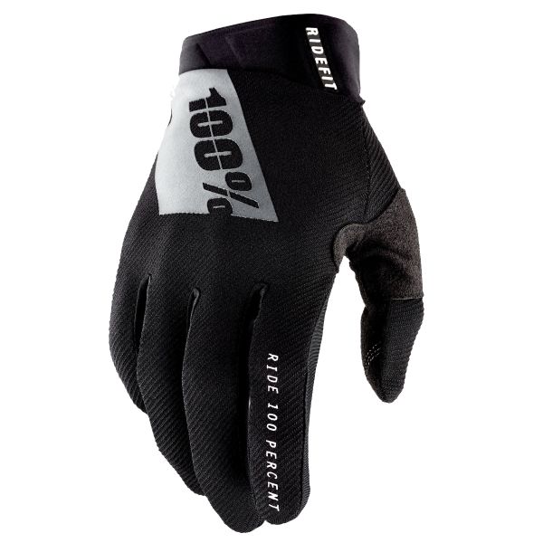 Guantes moto 100% Ridefit Black