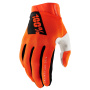 Guantes moto 100% Ridefit Orange Fluo