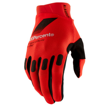 Guantes moto 100% Ridefit Red