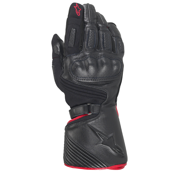 Guantes moto Alpinestars Apex Drystar Negro Rojo