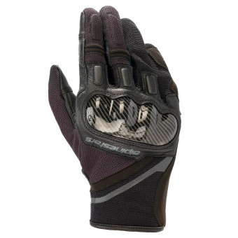 Guantes moto Alpinestars Cromo Negro Alquitrán Gris Guantes moto Alpinestars Cromo Negro Alquitrán Gris