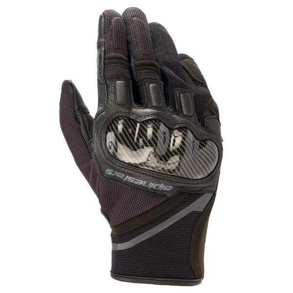 Guantes moto Alpinestars Cromo Negro Alquitrn Gris