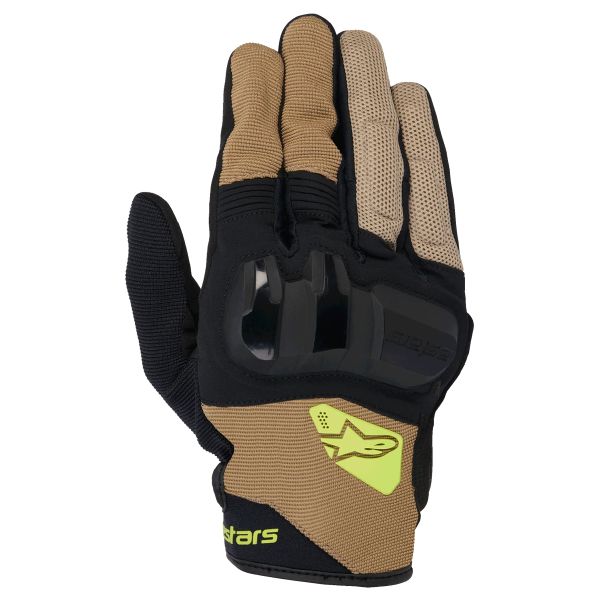 Guantes moto Alpinestars Cromo V2 Caqui oscuro Negro