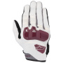 Guantes moto Alpinestars Cromo Mujer Blanco Burdeos