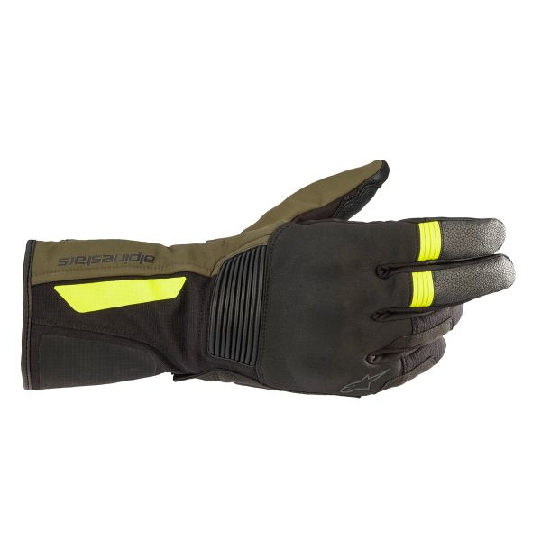 Guantes moto Alpinestars Denali Aerogel Drystar Black Forest Yellow Fluo