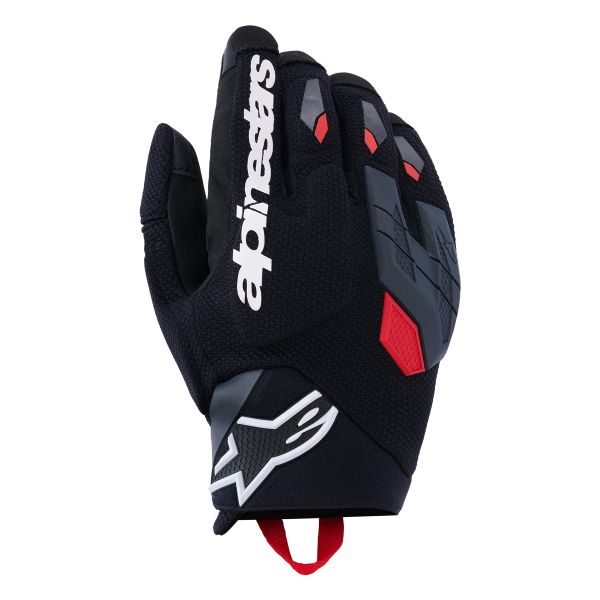 Guantes moto Alpinestars Durack Black Deep Gray Bright Red