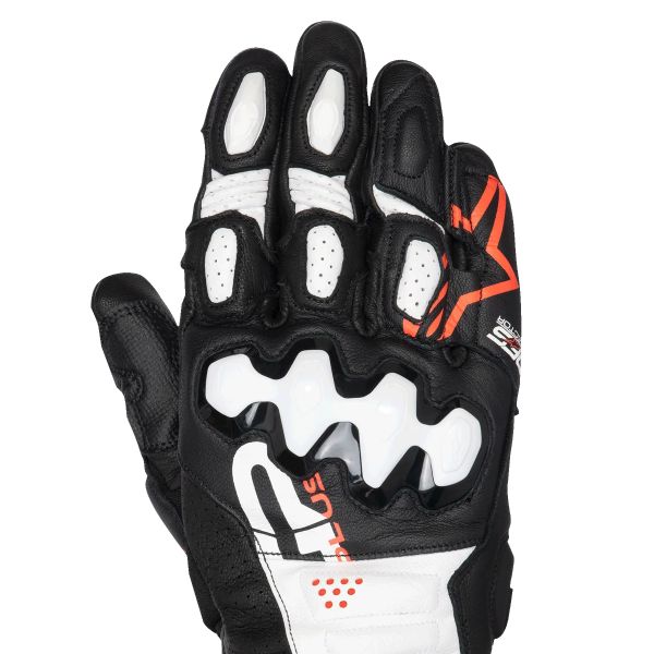 Alpinestars GP Plus R V3 Piel Negro Blanco Rojo Fluo