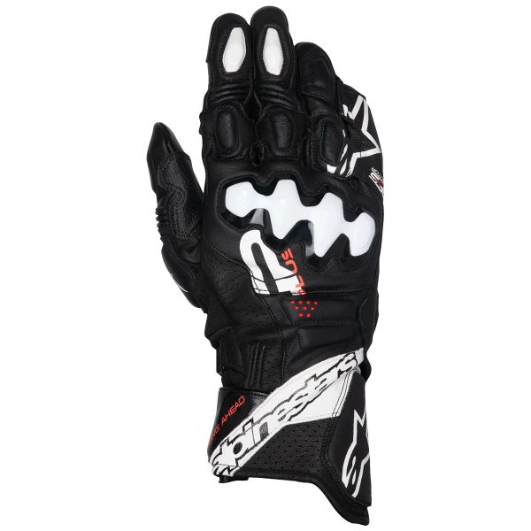 Guantes moto Alpinestars GP Plus R V3 Piel Negro Blanco