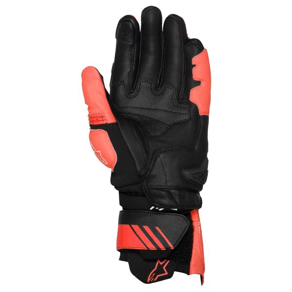 Alpinestars GP Plus R V3 Piel Rojo Brillante Rojo Fluo Negro