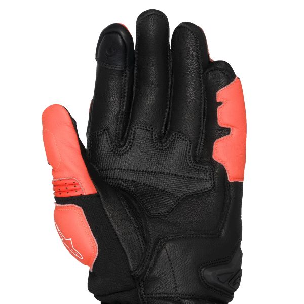 Alpinestars GP Plus R V3 Piel Rojo Brillante Rojo Fluo Negro