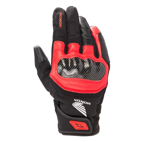 Guantes moto Alpinestars Honda SMZ Z Drystar Black Bright Red Guantes moto Alpinestars Honda SMZ Z Drystar Black Bright Red