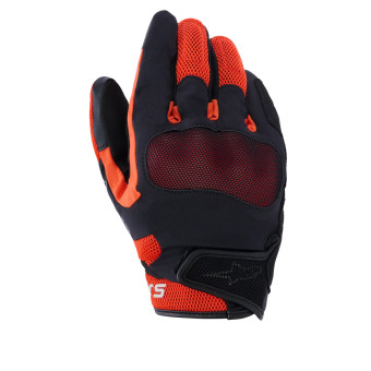 Guantes moto Alpinestars Mogress Airflow Black Red Tangerine