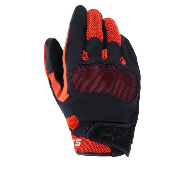 Guantes moto Alpinestars Mogress Airflow Black Red Tangerine