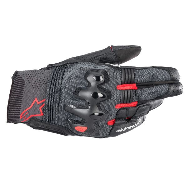 Guantes moto Alpinestars Morph Sport Negro Rojo Brillante Guantes moto Alpinestars Morph Sport Negro Rojo Brillante