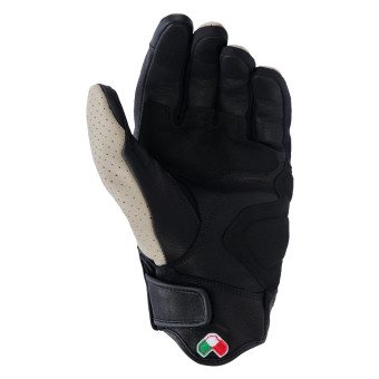Alpinestars Mustang V3 Leather Aluminium Black