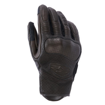 Guantes moto Alpinestars Mustang V3 Leather Dark Brown Black