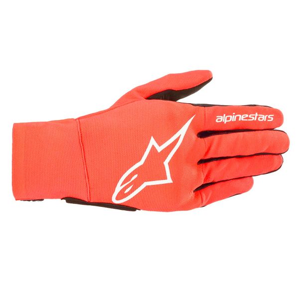 Guantes moto Alpinestars Reef Rojo Fluo Blanco Negro Niño Guantes moto Alpinestars Reef Rojo Fluo Blanco Negro Niño